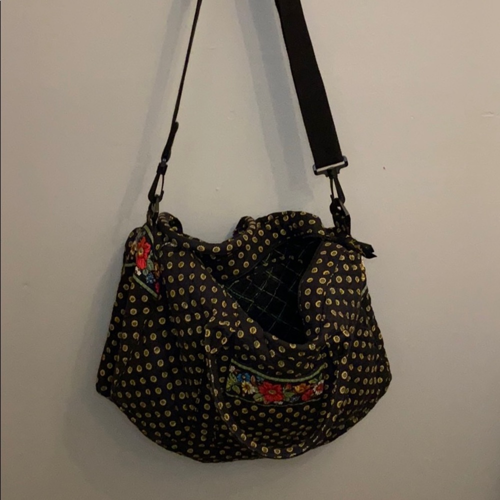 Vera Bradley- Black Tote Bag